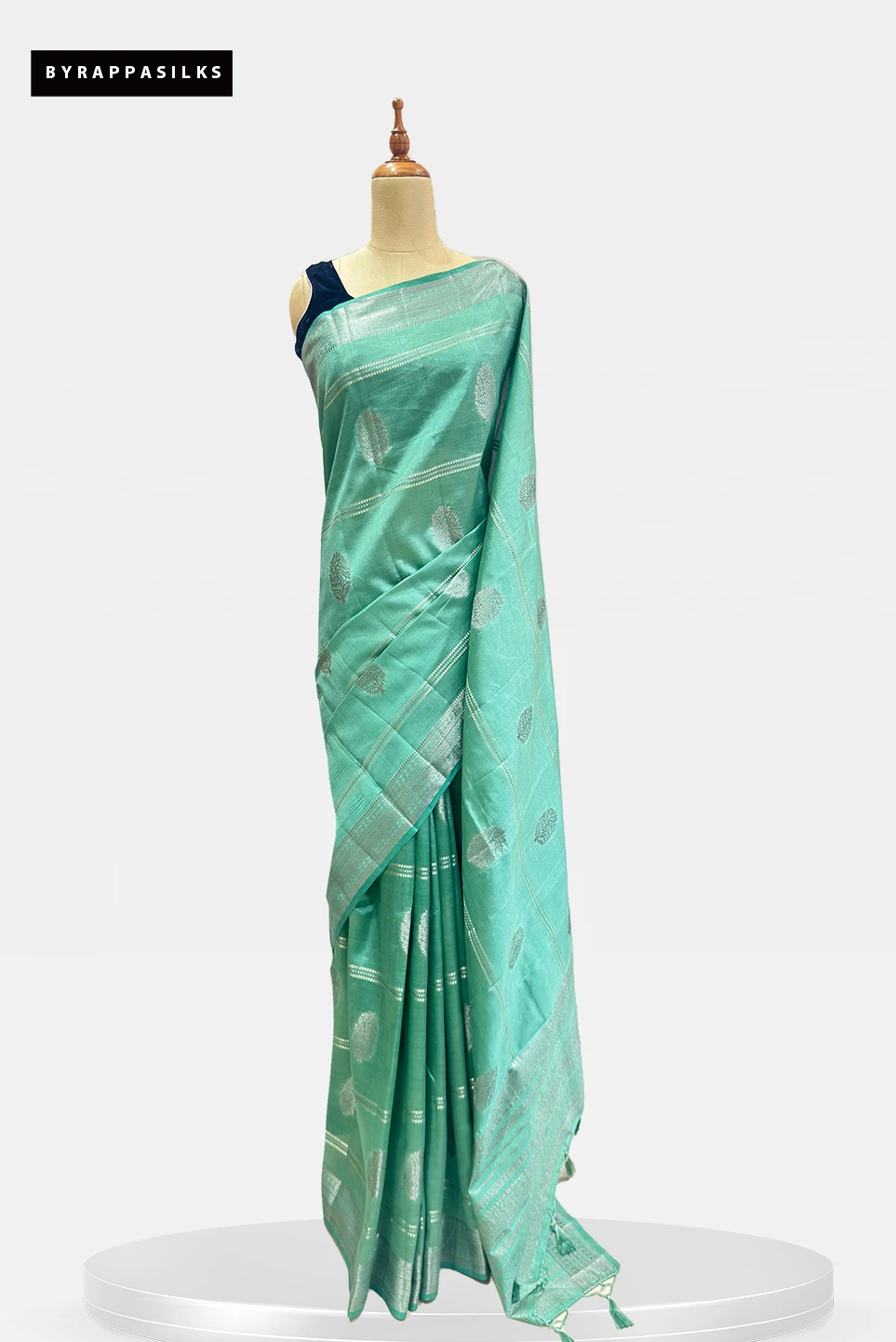 Soft Silk With Seafoam Green Saree QS292304