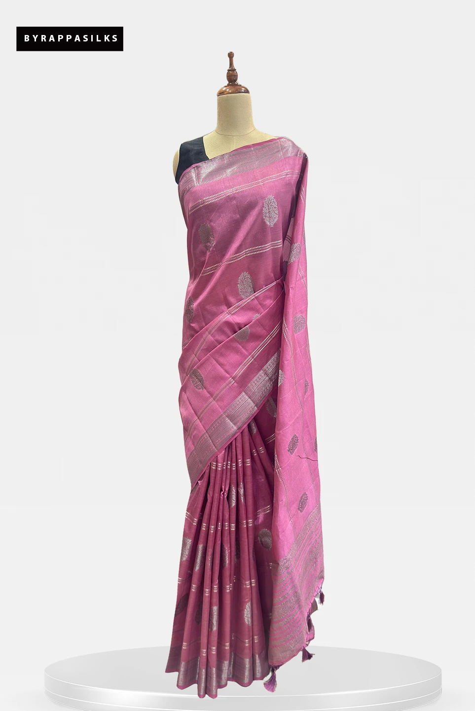 Soft Silk With Mauve Pink Saree QS292304
