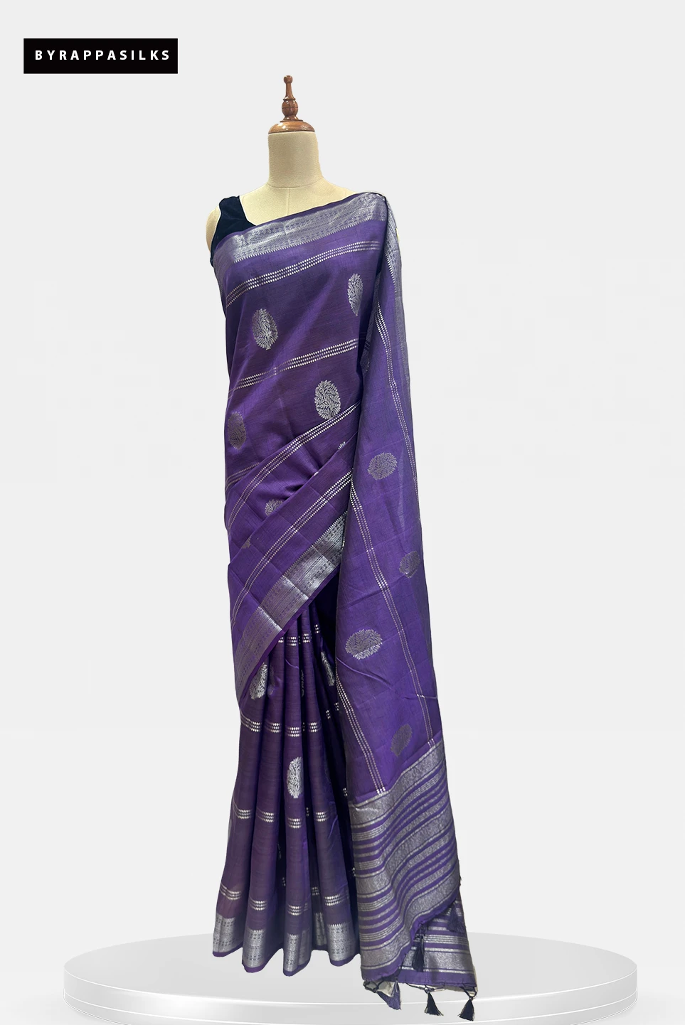 Soft Silk With Royal Purple Saree QS292314