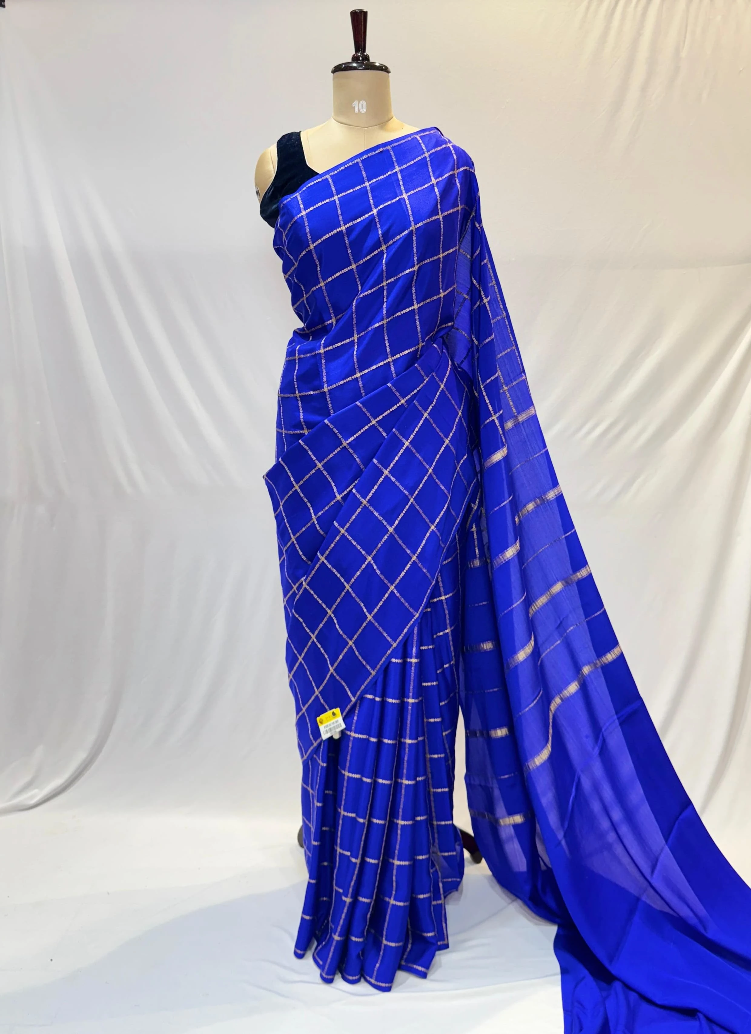 Pure Mysore Silk Saree Blue QS27386
